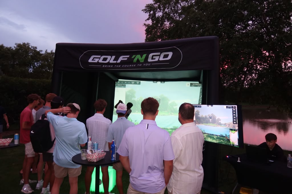 Bachelor party golf simulator Chicago