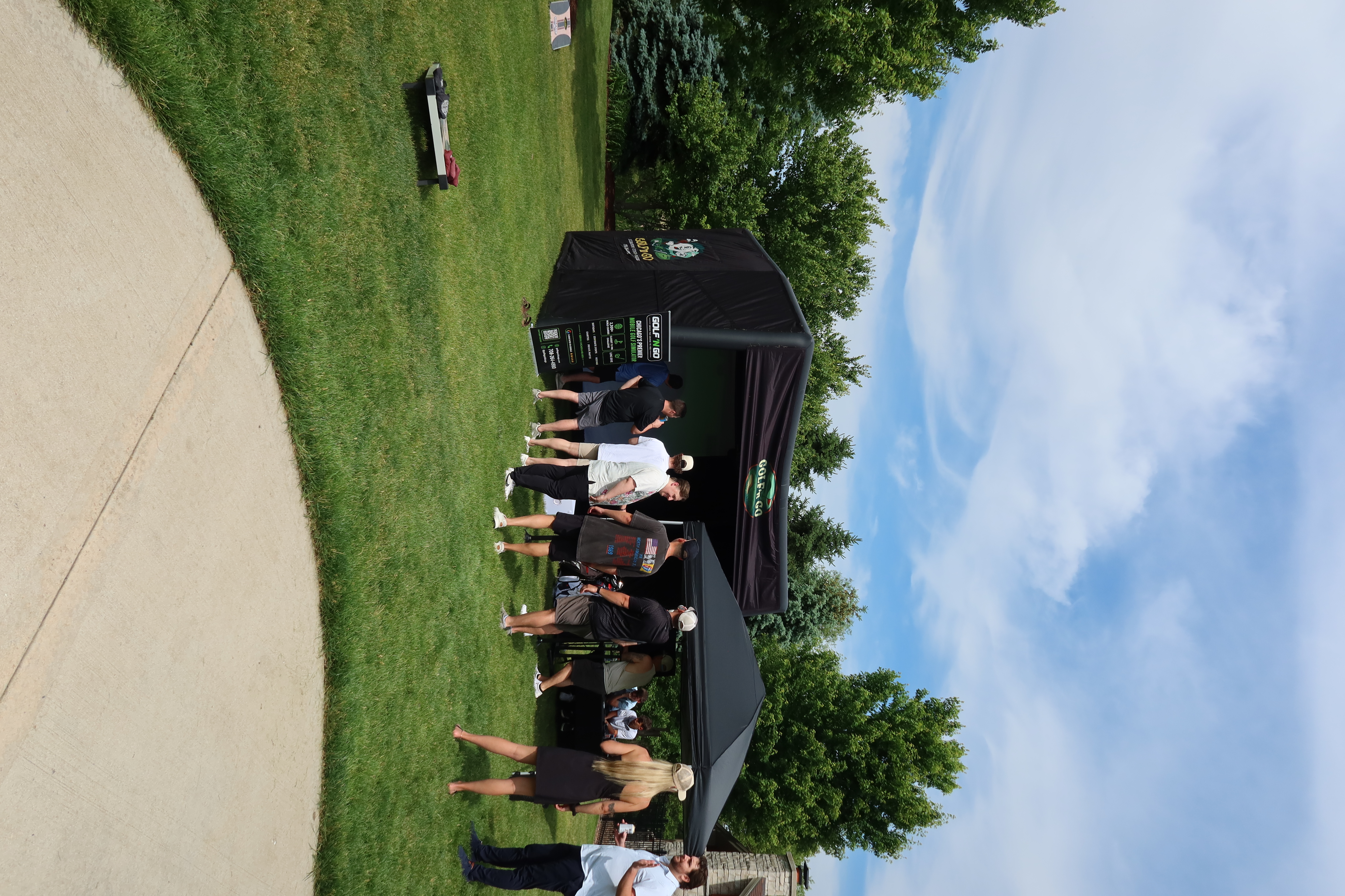 Bachelor party golf simulator Chicago