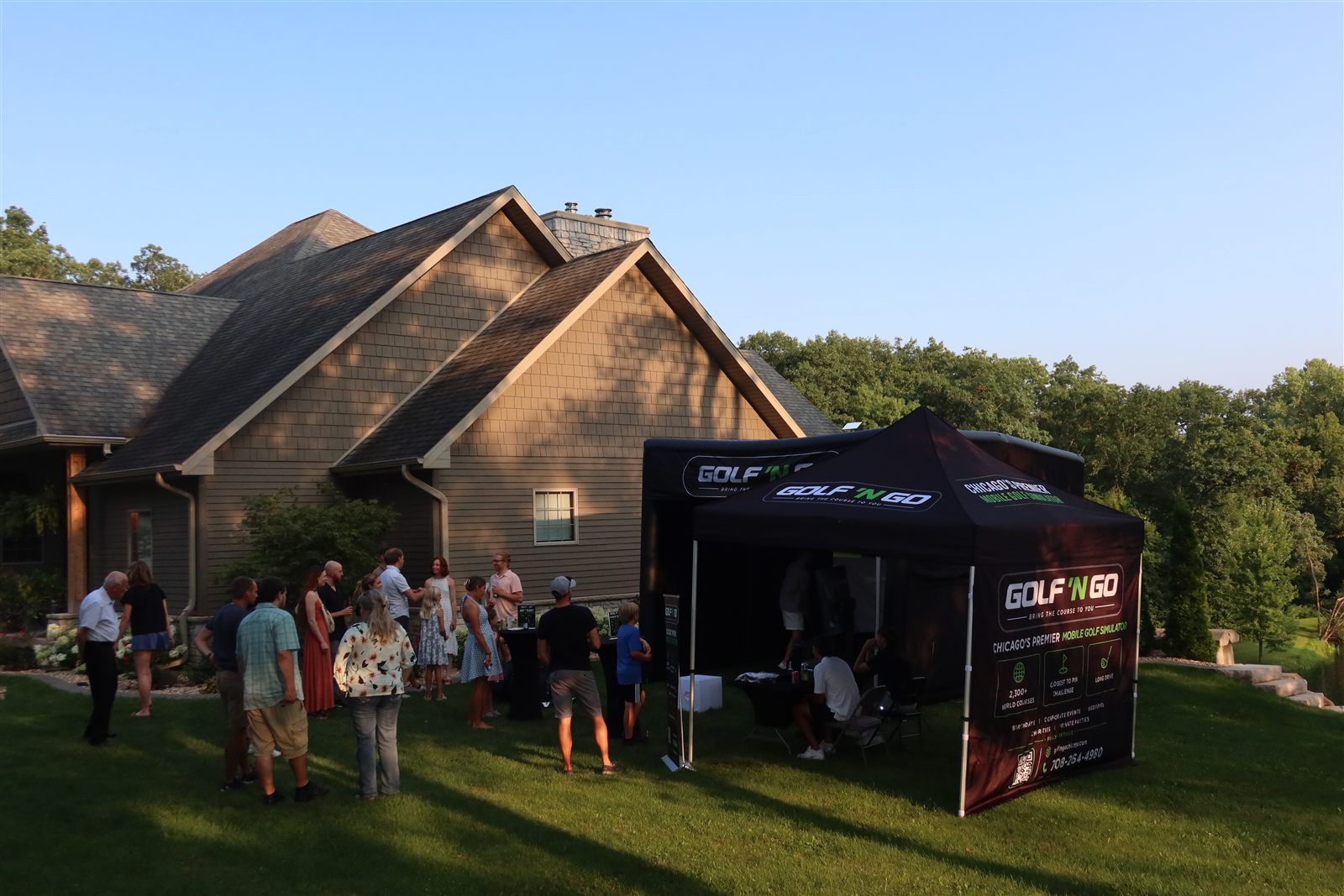 Golf simulator rental in Glenview IL - Golf 'N Go Chicago