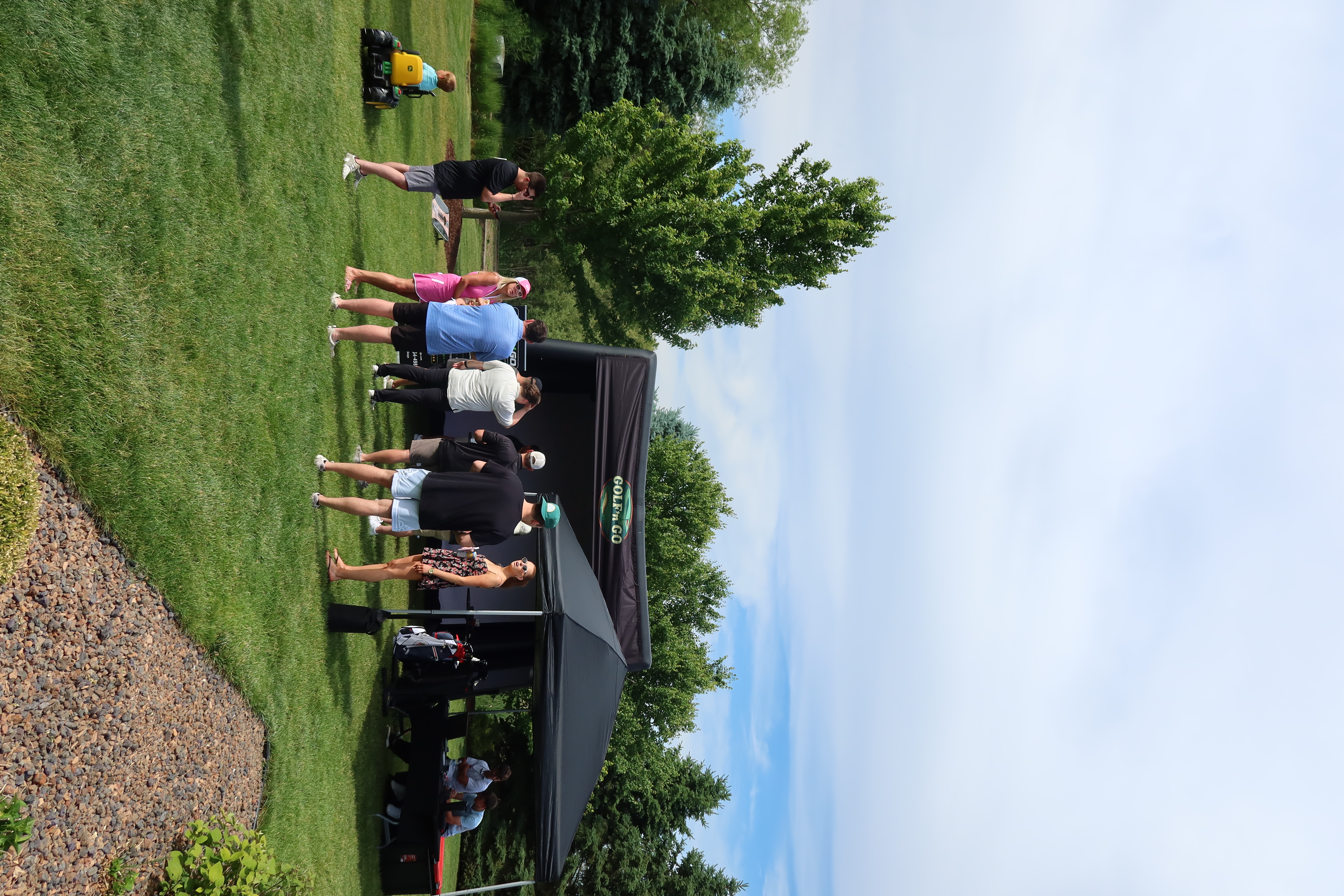 Birthday party golf simulator rental Chicago
