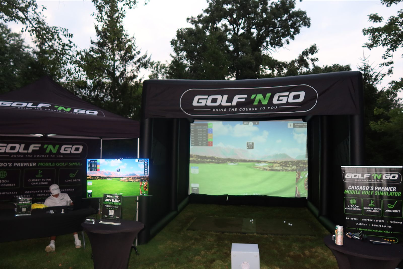 Golf simulator rental in Northbrook IL - Golf 'N Go Chicago