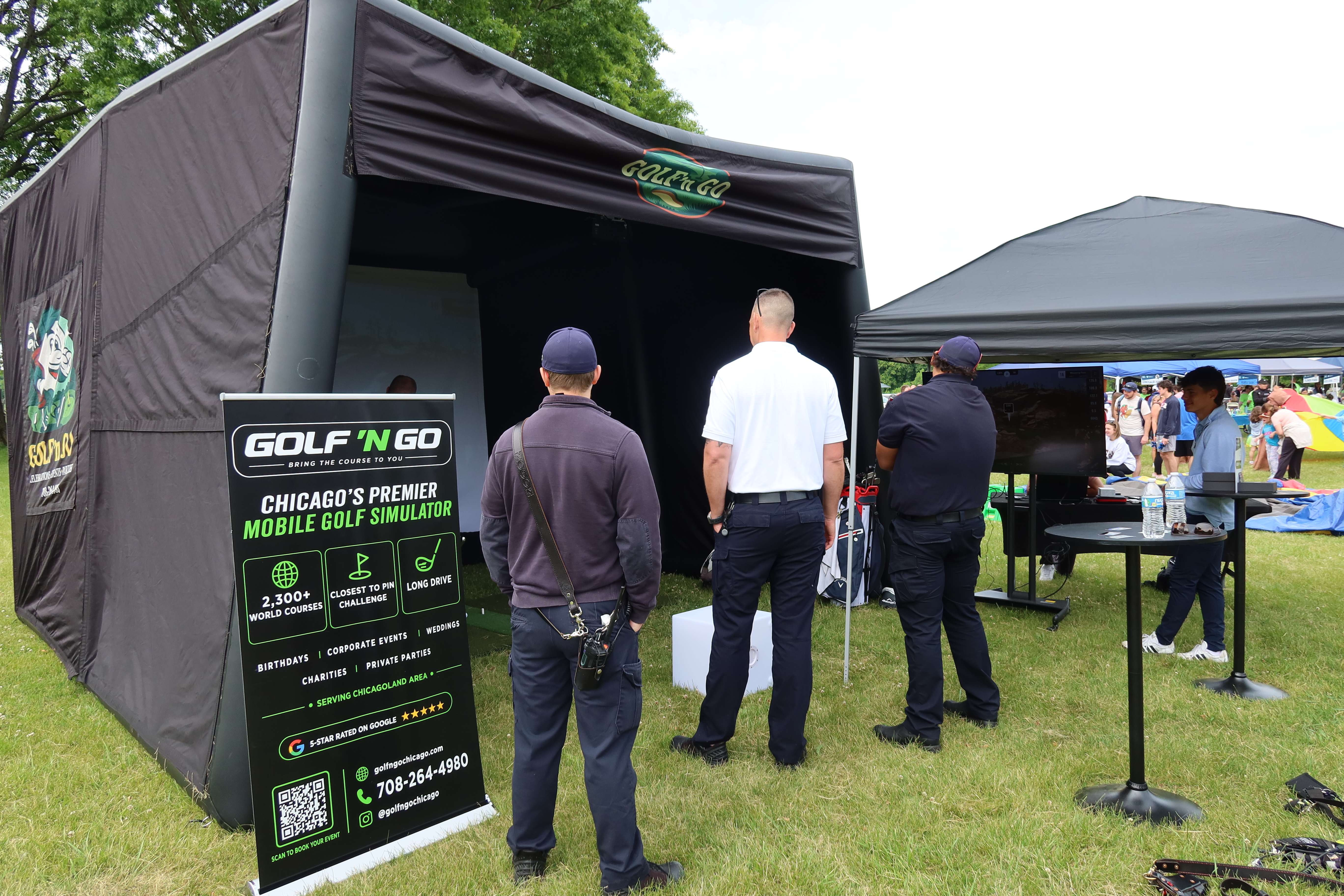 Golf n Go simulator event photo