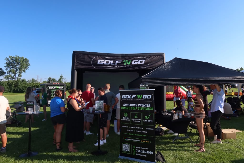 Graduation golf simulator entertainment Chicago