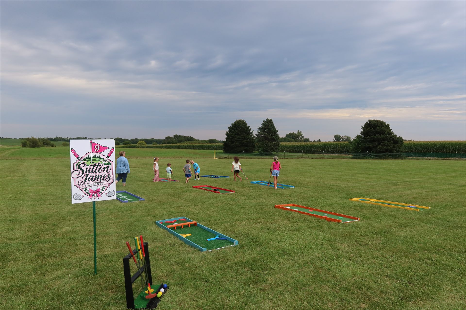 Mobile mini golf rental setup at a Chicago event - Putt 'N Go by Golf 'N Go Chicago