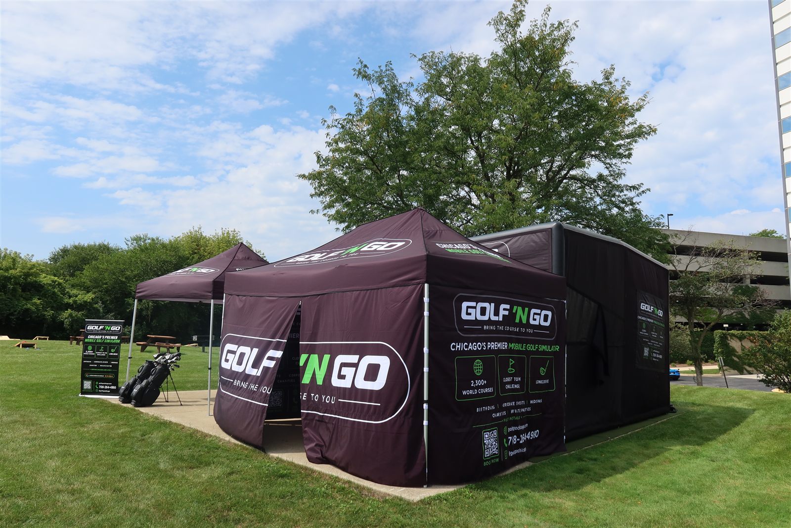 Golf 'N Go outdoor picnic event with AVI-SPL